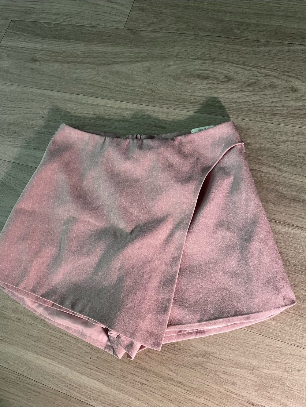 Charlotte Russe Blush Pink Wrap Skort
